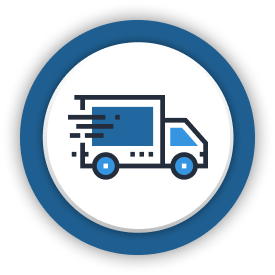 digital transfer services truck icon