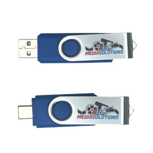 A & C HB Media Solutions Dual Thumbdrive Por