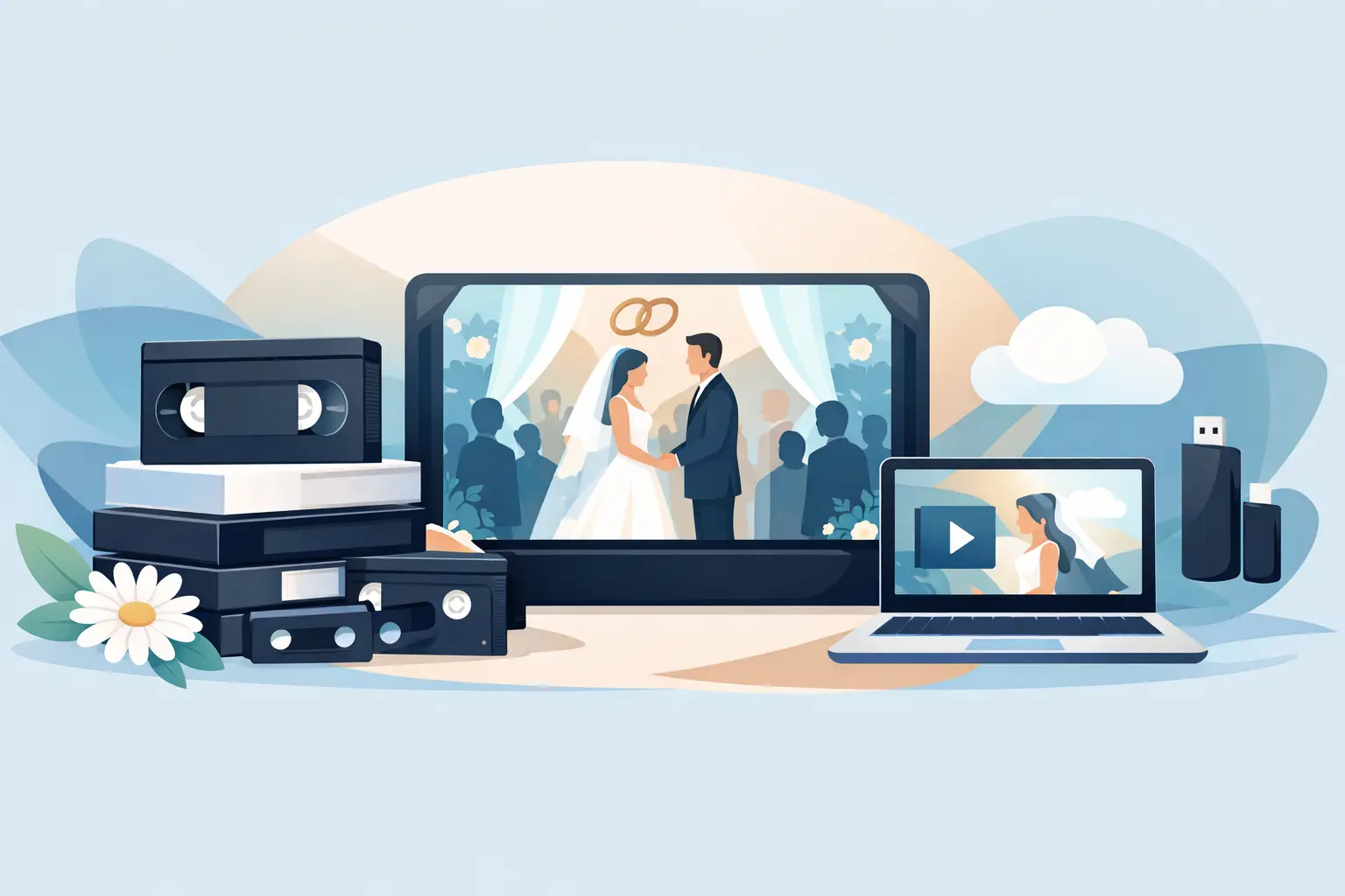 Best Way to Preserve Wedding Videotapes