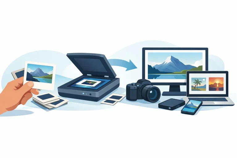 How to Scan Slides to Digital Right