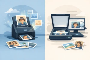Photo Scanning Versus Flatbed Scanning