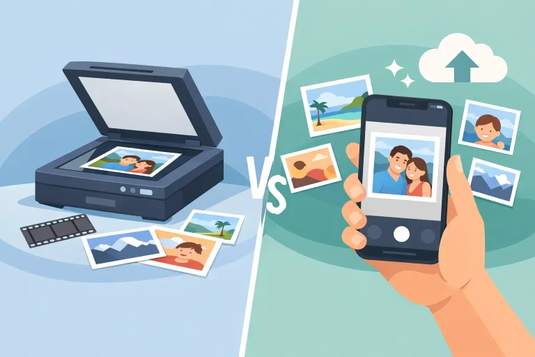 Photo Scanning vs Phone App: Which Wins?
