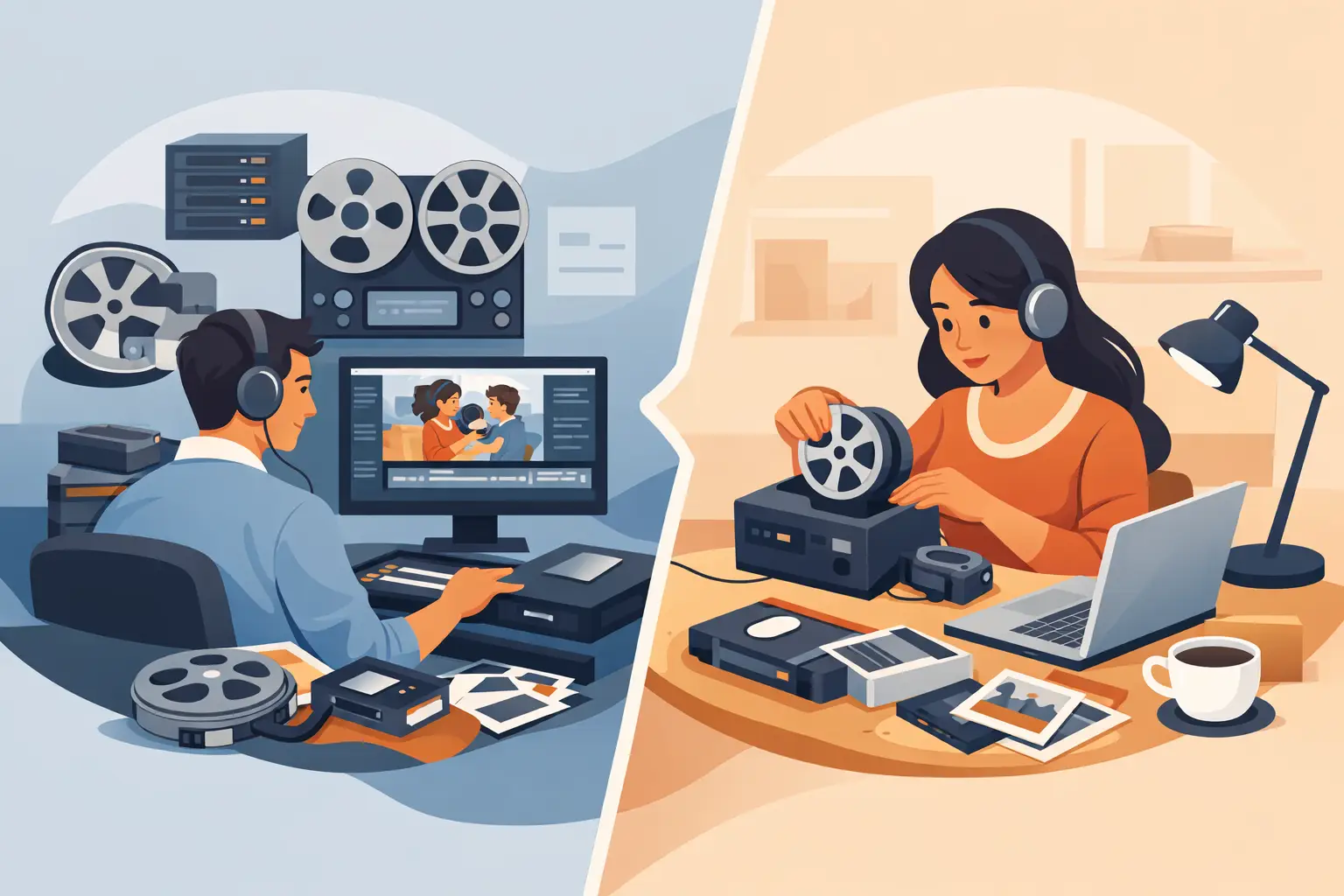 Professional Transfer Service vs DIY Digitizing