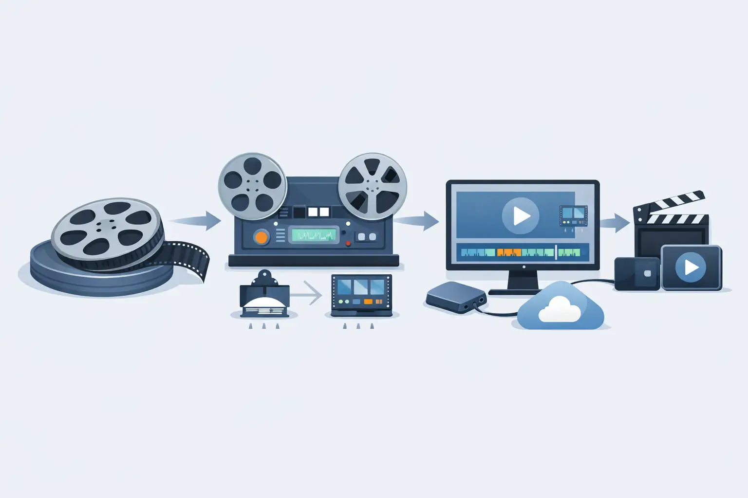 How the Film Reel Transfer Process Works